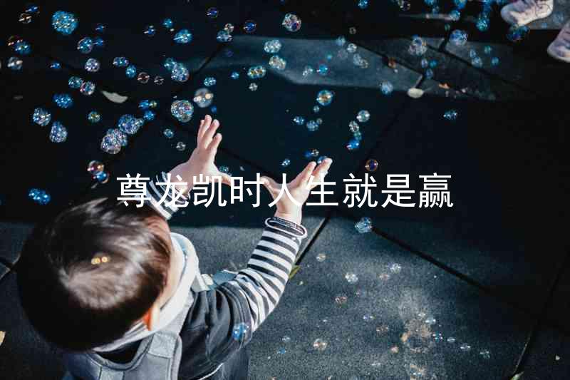尊龙凯时人生就是赢